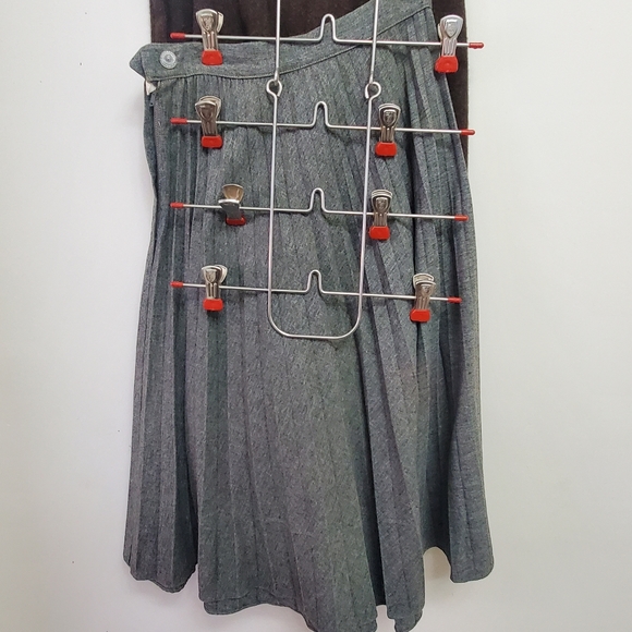 Lot of 6 Vintage retro tweed wool tailored skirts - Picture 8 of 12